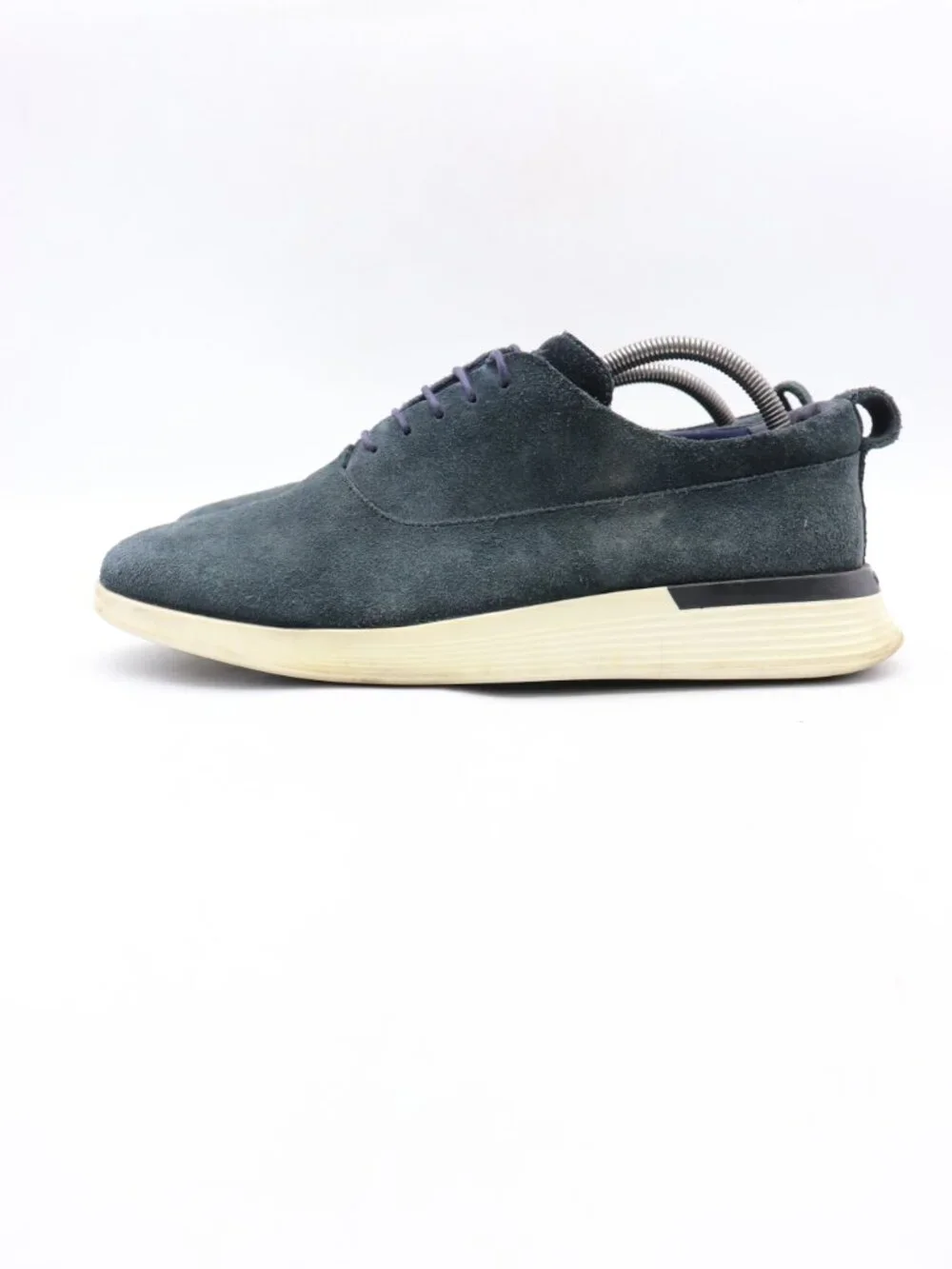 Wolf & Shepherd Crossover Longwing Men's 10.5 Blue Suede Oxford Casual Shoes